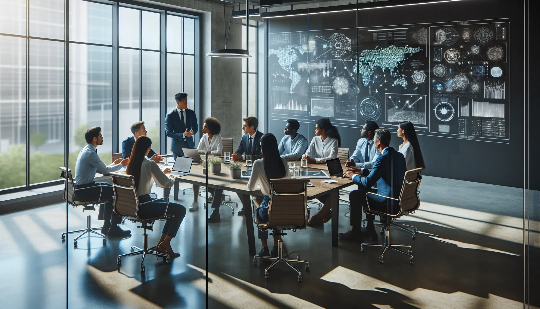 diverse team discussing future trends in unique data identifiers.